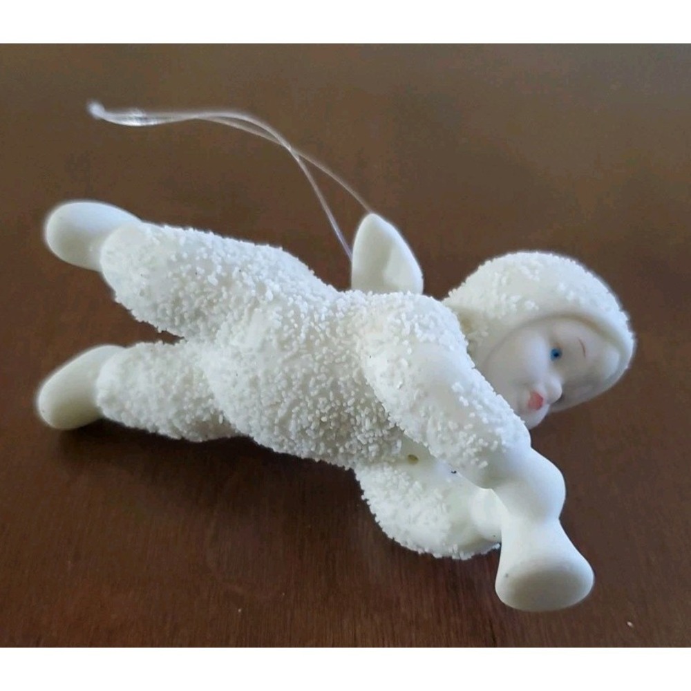 Snowbabies Dept 56‎ Christmas Ornament Noel Baby With A Trumpet 7988-7988-0